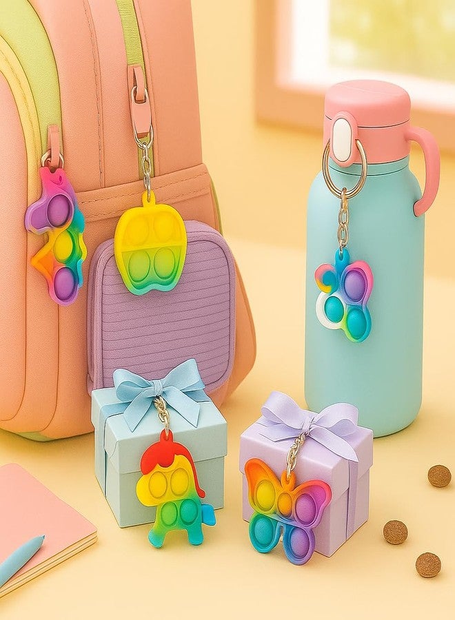 KALRA MAGIC® Toy Relief Stress Kids for Toys Fidget Mini Keychain it Pop Girls for Gifts Kanjak Return Birthday Popit Pack 25 - Image 3